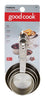 Good Cook Stainless Steel Silver Measuring Set (Pack of 2)