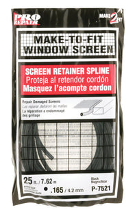 Prime-Line 0.17 in. D X 300 in. L Screen Spline