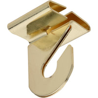 V156 Suspended Ceiling Hook 2/pk - Polished Brass