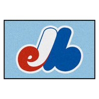 MLB - Washington Nationals Retro Collection Rug - 19in. x 30in. - (1990 Montreal Expos)