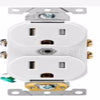 Leviton 15 amps 125 V Duplex White Outlet 5-15R 10 pk