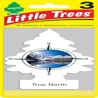 Little Trees True North Scent Car Air Freshener Solid (Pack of 8)