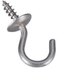 National Hardware Silver Stainless Steel Cup Hook 10 lb (Pack of 5)