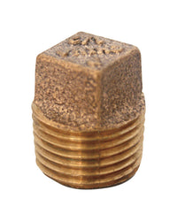 JMF Company 1/2 in. MPT Brass Square Head Plug