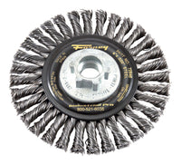 Forney 4 in. Stringer Wire Wheel Brush Steel 15000 rpm 1 pc