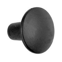 Acorn Round Cabinet Knob 1 in. D 7/8 in. Iron Black 1 pk