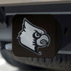 University of Louisville Black Metal Hitch Cover