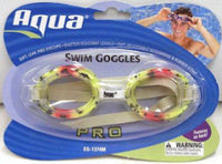 Aqua Swim Assorted Silicone Swim Goggles