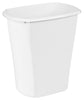 Sterilite 10528006 5.5 Gallon White Rectangular Waste Basket (Pack of 6)