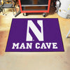 Northwestern University Man Cave Rug - 34 in. x 42.5 in.