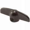 Prime-Line 2.4 in. L Painted Bronze Zinc Universal Casement Tee Handles 2 pk