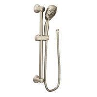 Brushed nickel eco-performance handshower handheld shower