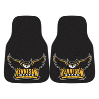 Kennesaw State University Owls Carpet Car Mat Set - 2 Pieces