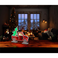 Celebrations LED Multi Truck Animated Decor 13.78 in. (Pack of 4)