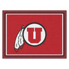 University of Utah 8ft. x 10 ft. Plush Area Rug