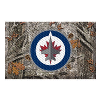 NHL - Winnipeg Jets Camo Rubber Scraper Door Mat