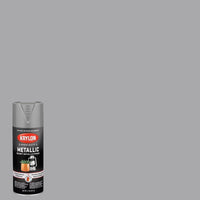 Krylon Metallic Chrome Aluminum Metallic Spray Paint 12 oz. (Pack of 6)