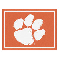 Clemson University 8ft. x 10 ft. Plush Area Rug