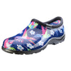 Sloggers Women's Garden/Rain Shoes 7 US Blue/Pink