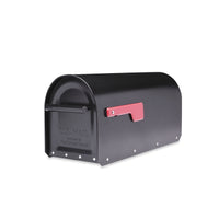 Architectural Mailboxes Sequoia Black Galvanized Steel Post Mount Mailbox 20.7 L x 9.7 H x 8 W in.