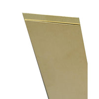 K&S 0.005 in. x 4 in. W x 10 in. L Brass Sheet Metal (Pack of 6)