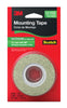 3M Clear Outdoor Shrink Film Mounting Tape 1/2 in. W X 500 in. L