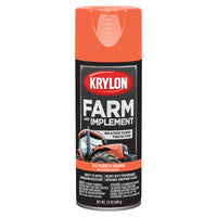 Krylon K01946000 12 Oz High Goss Old Kubota Orange Farm & Implement Spray Paint (Pack of 6)