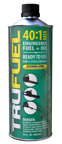 TruFuel Ethanol-Free 2-Cycle 40:1 Engineered Fuel and Oil 32 oz (Pack of 6)