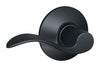 Schlage Accent Matte Black Passage Lever Right or Left Handed