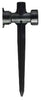 Orbit 67992 1/2 Black Driplock Tubing X 1/2 Male Pipe Thread End Cap Stake