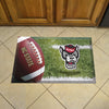 North Carolina State University Wolfpack Rubber Scraper Door Mat