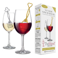 PureWine The Wand Gold/Silver Plastic Wine Filter (Pack of 8)