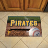 MLB - Pittsburgh Pirates Rubber Scraper Door Mat