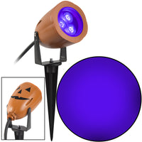 Gemmy  Projection Light  Led Blacklight Spotlight  Lighted purple  Halloween Lights  3.54 in. H x 4.33 in. W