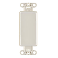 Leviton Light Almond 1 gang Nylon Blank Wall Plate 1 pk