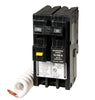 Square D HomeLine 50A 120/240V Ground Fault Plug-In Circuit Breaker 2.3 H x 4.6 W x 7.9 D in.