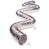 Deflect-O 240 in. L X 6 in. D Silver/White Aluminum Vent Hose