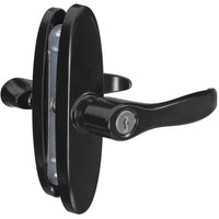 V1332 Decorative Lever Latch for 5/8" to 1-3/8" Thick Door - Black