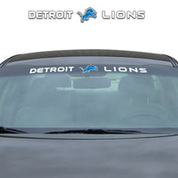 NFL - Detroit Lions Sun Stripe Windshield Decal 3.25 in. x 34 in.