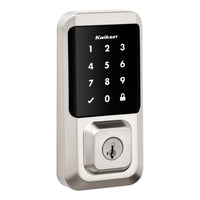 Kwikset Halo Satin Nickel Metal Touchscreen Deadbolt