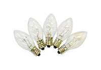 Holiday Bright Lights Incandescent C7 Clear 25 ct Replacement Christmas Light Bulbs 1 ft.