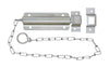 National Hardware 6 in. L Zinc-Plated Steel Chain Bolt (Pack of 2).