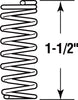 Prime-Line 1-1/2 in. L X 5/8 in. D Compression Spring 2 pk