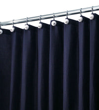 Interdesign 20587 72 X 72 Navy York Shower Curtain