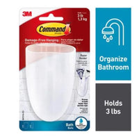 3M Command Medium Plastic Razor Holder 4 in. L 1 pk