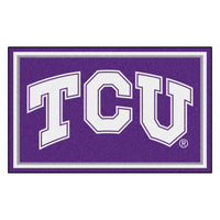 Texas Christian University 4ft. x 6ft. Plush Area Rug