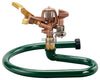 Orbit 58643 3/4 Green Brass Impact Sprinkler On Metal Ring Base