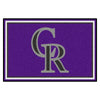 MLB - Colorado Rockies 5ft. x 8 ft. Plush Area Rug