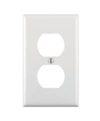 Leviton White 1 gang Nylon Duplex Outlet Wall Plate 1 pk (Pack of 20)