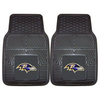 NFL - Baltimore Ravens Heavy Duty Car Mat Set - 2 Pieces